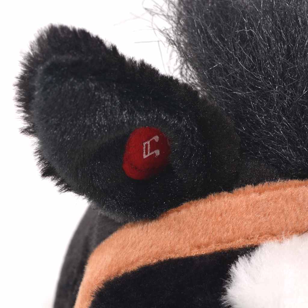 vidaXL Plüschtier Pferd Stehend Plüsch Schwarz - Image 3