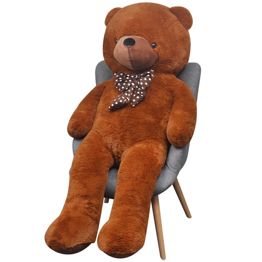 vidaXL Weicher XXL-Plüsch-Teddybär Braun 160 cm - Image 4