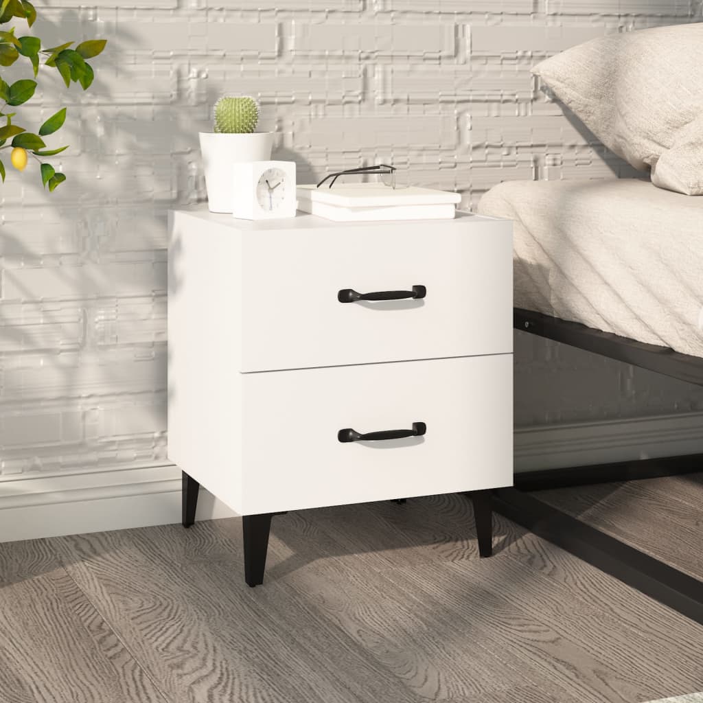 Comodino Bianco 40x35x47,5 cm
