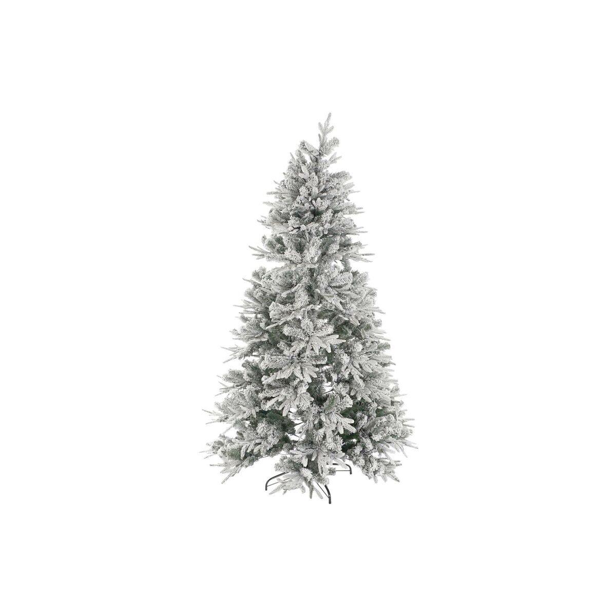 Albero Di Natale Home Esprit Bianco Polietilene Nevoso 120 X 120 X 210 cm