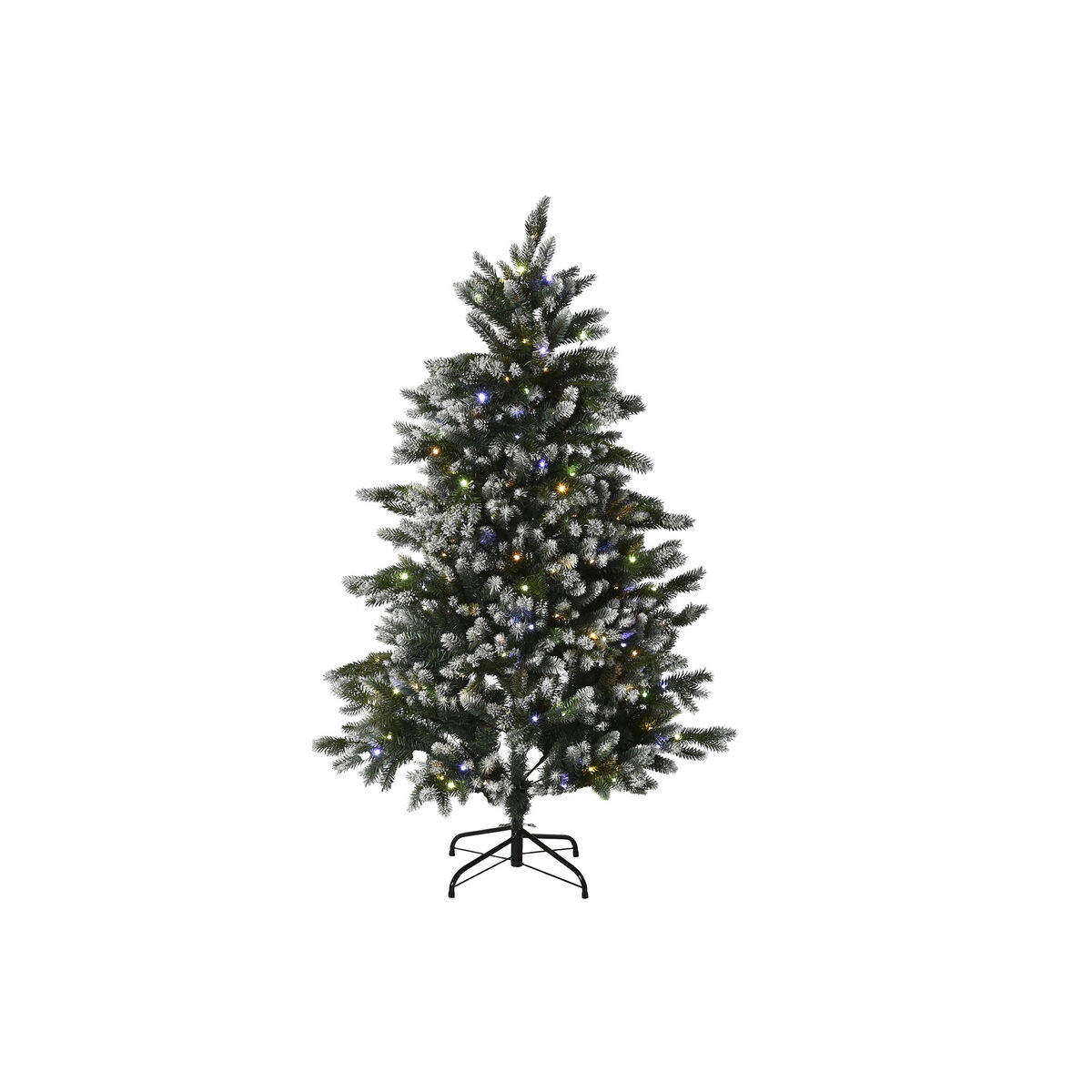 Albero Di Natale Home Esprit Verde Metallo Polietilene Nevoso 110 X 110 X 150 cm