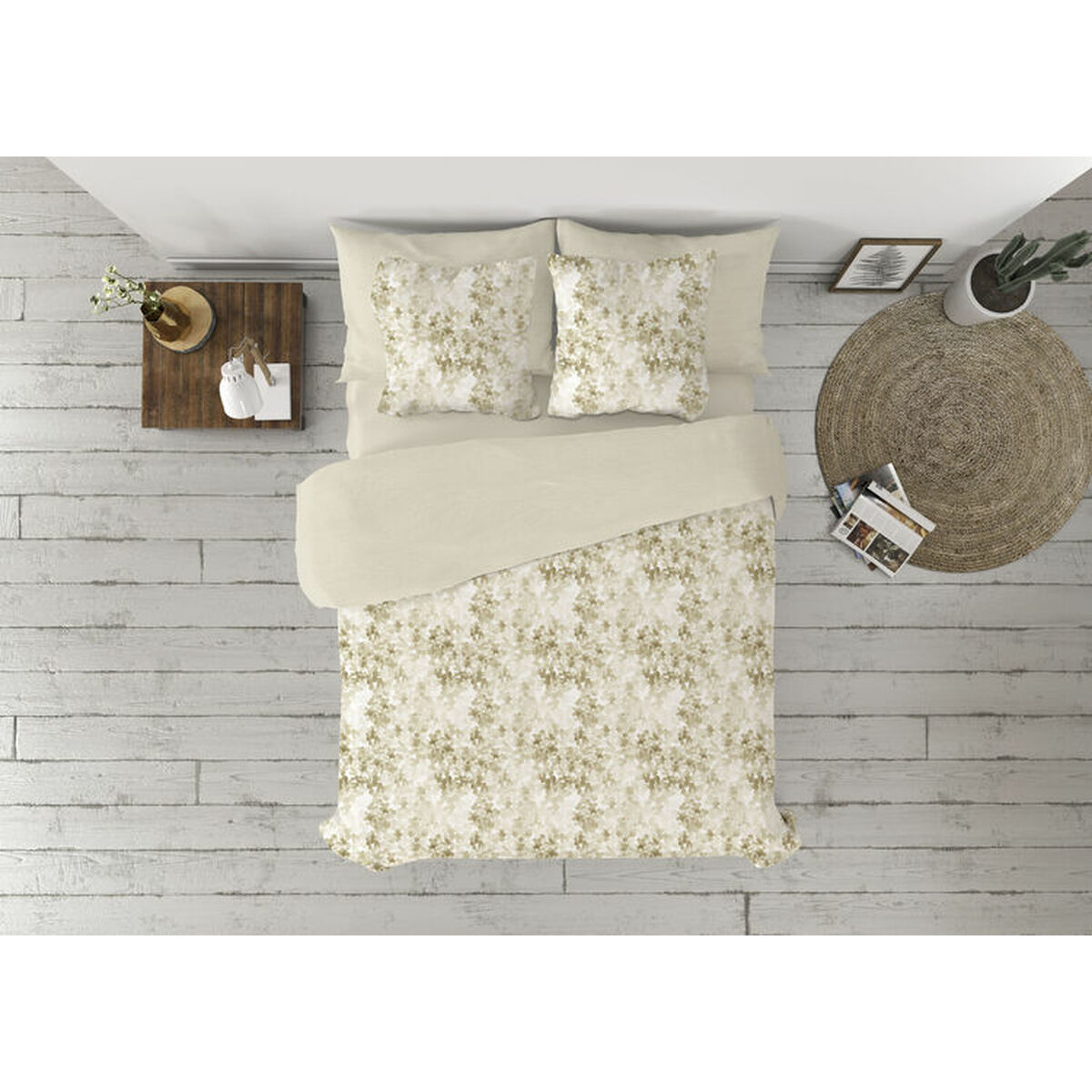 Set Di Copripiumino Pierre Cardin Lucia Marrone Singolo 2 Pezzi