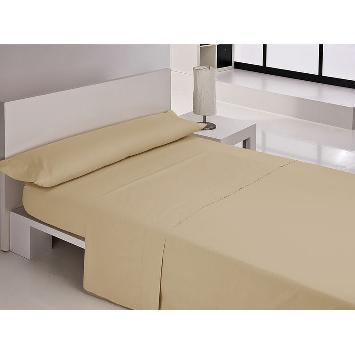 Set Di Lenzuola Carla Rubini Denver Beige Osimano