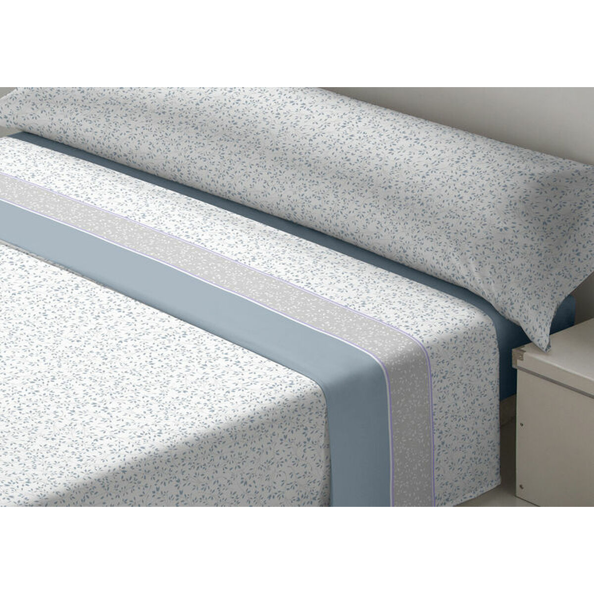 Set Di Lenzuola D'or Sedalina Darcy Azzurro Matrimoniale