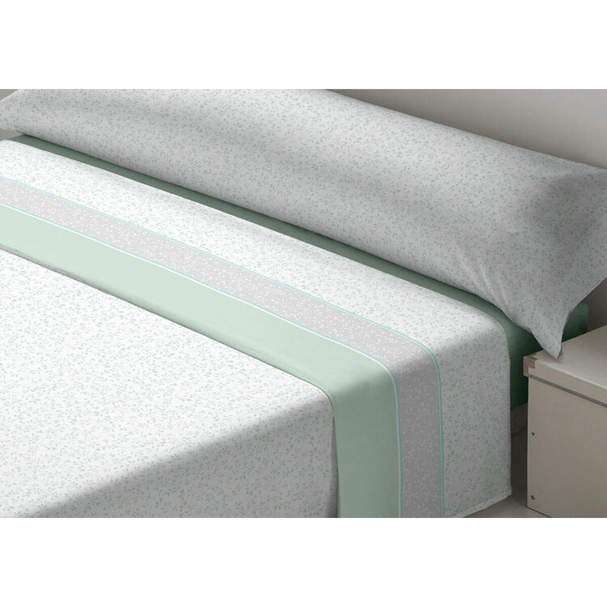 Set Di Lenzuola D'or Sedalina Darcy Verde Matrimoniale