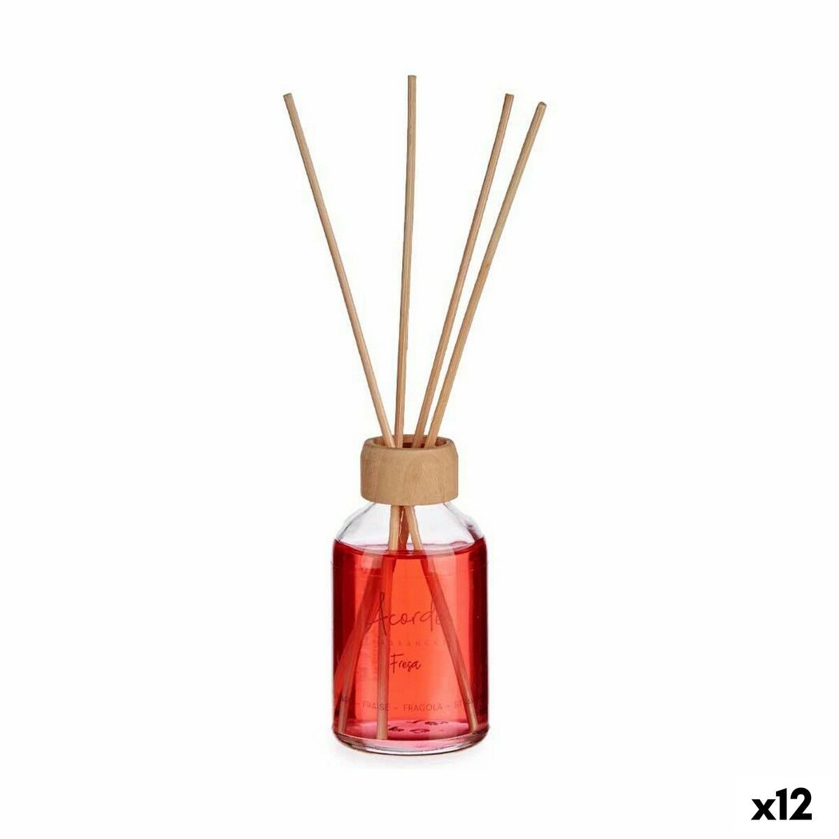 Bastoncini Profumati Acorde 50ml Straw Berry Fragola 50 Ml (12 Unità)