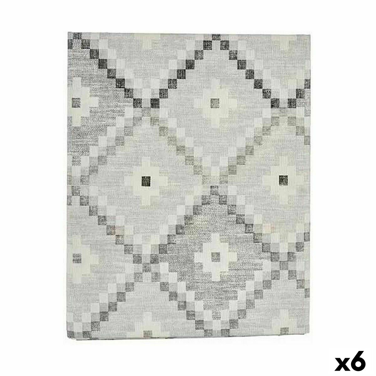 Tovaglia Antimacchia Kinvara RomboS-G Grigio Tela Antimacchia Rombos 140 X 180 Cm (6 Unità)