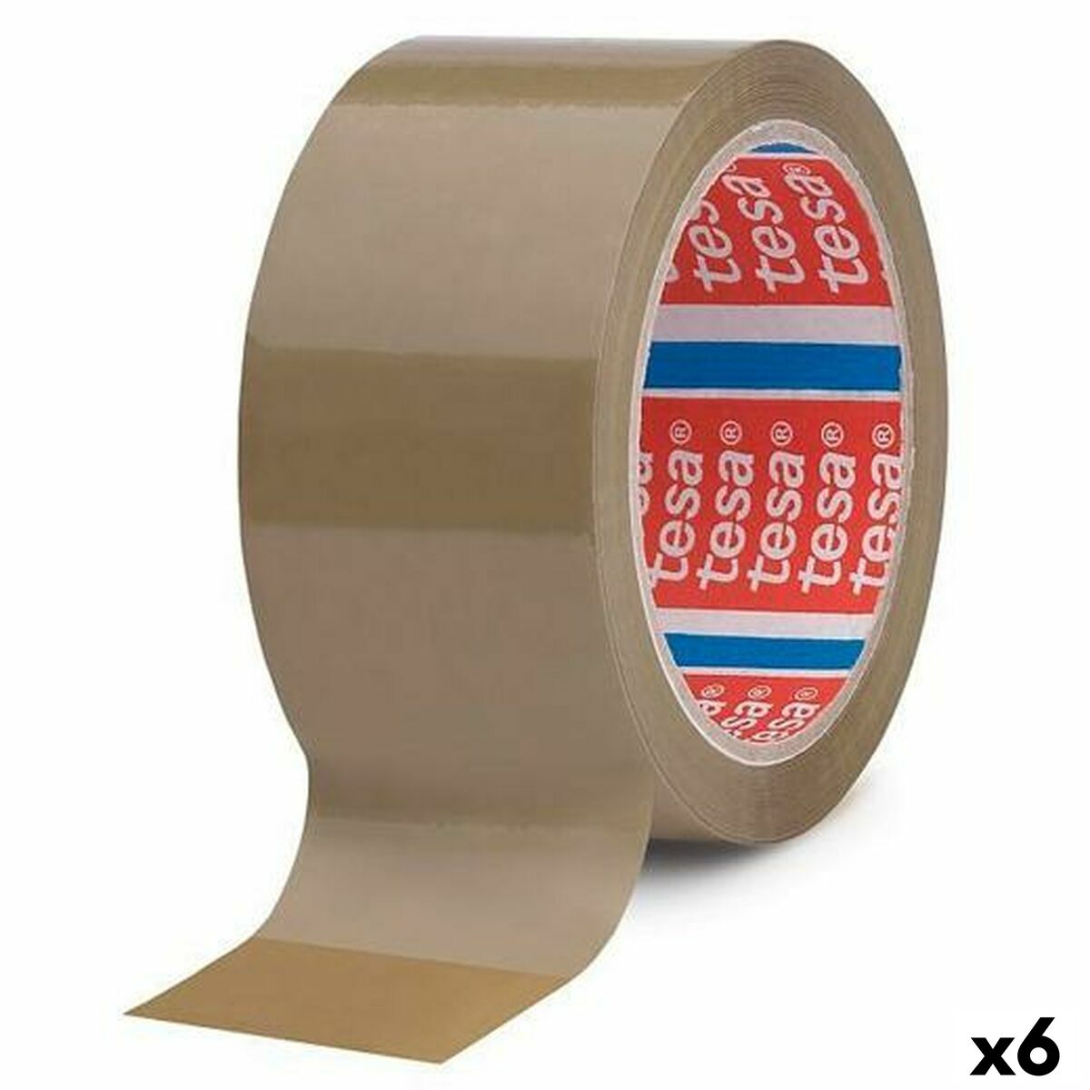 Nastro Adesivo Tesa Imballaggio Marrone 50 Mm X 66 M (6 Unità)