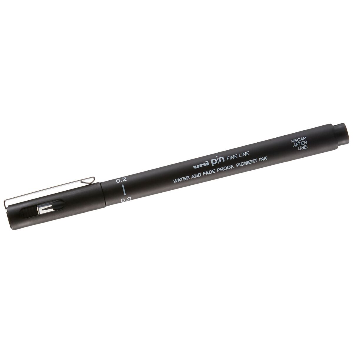 Marcatore Permanente UnI-Ball Pin02-200(s) Nero 12 Pezzi