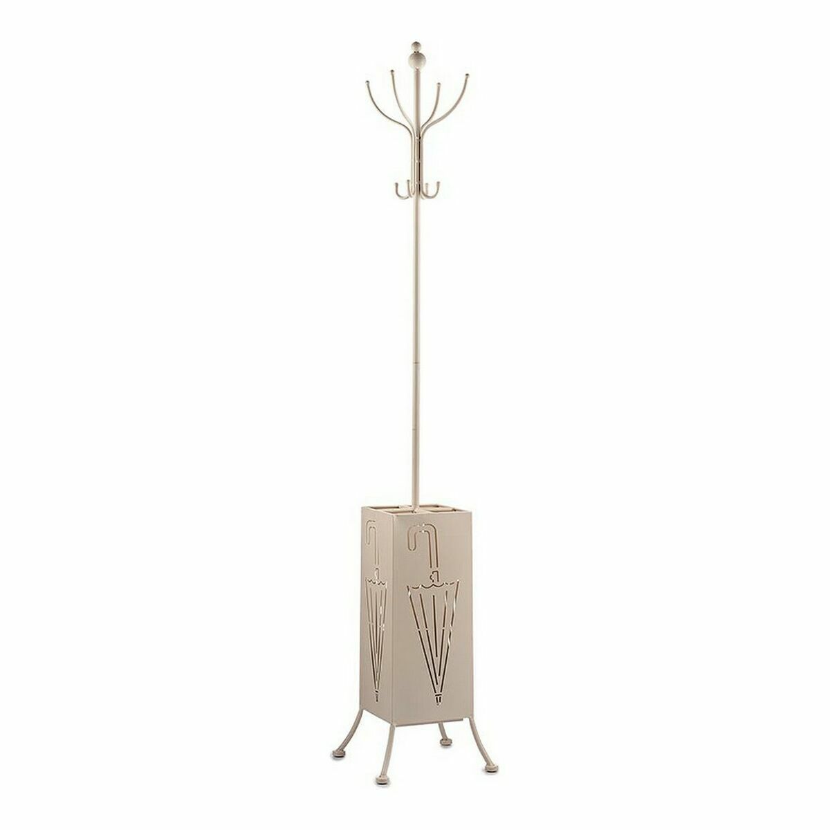 Appendiabiti ?s3609674 Portaombrelli Metallo Crema (34 X 188 X 34 Cm)