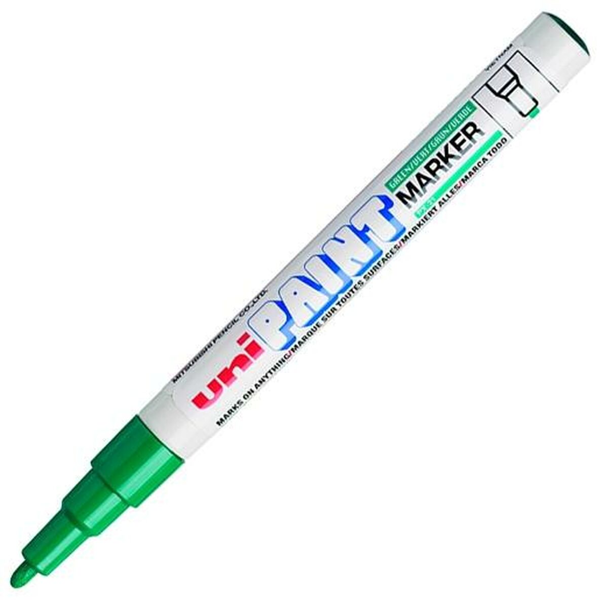 Marcatore Permanente UnI-Ball Paint PX-21l Verde 12 Pezzi