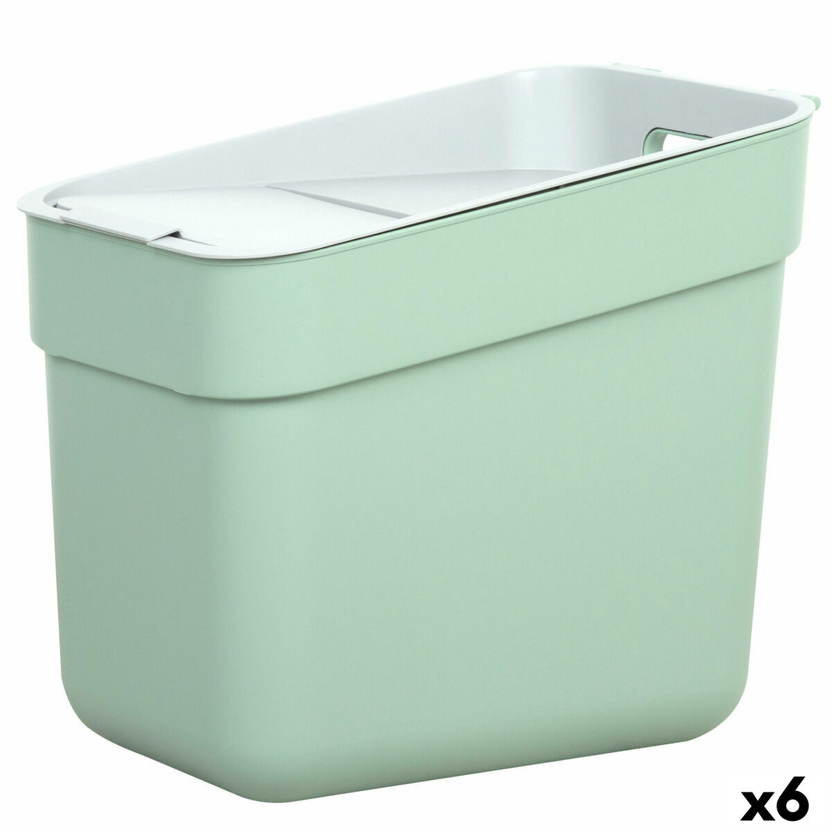 Secchio Della Spazzatura Curver Verde Plastica 20 L (6 Unità)