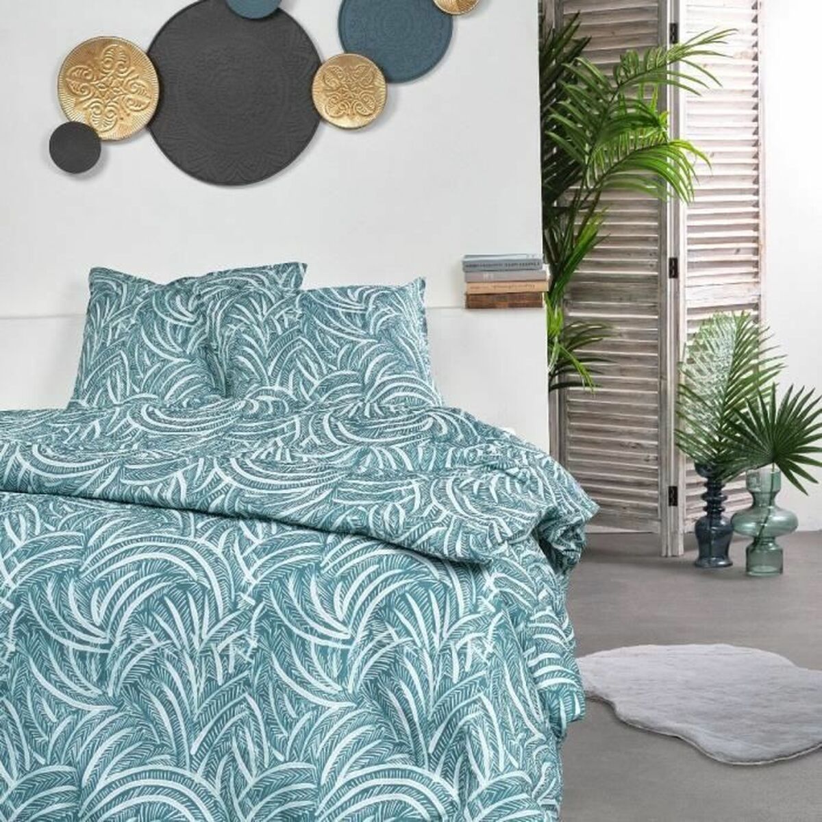 Set Di Copripiumino Today Azzurro 260 X 240 Cm 3 Pezzi
