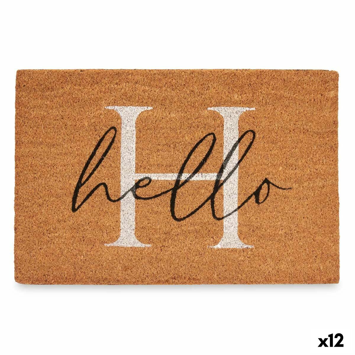 Zerbino Hello Bianco Naturale 60 X 1 X 40 Cm (12 Unità)