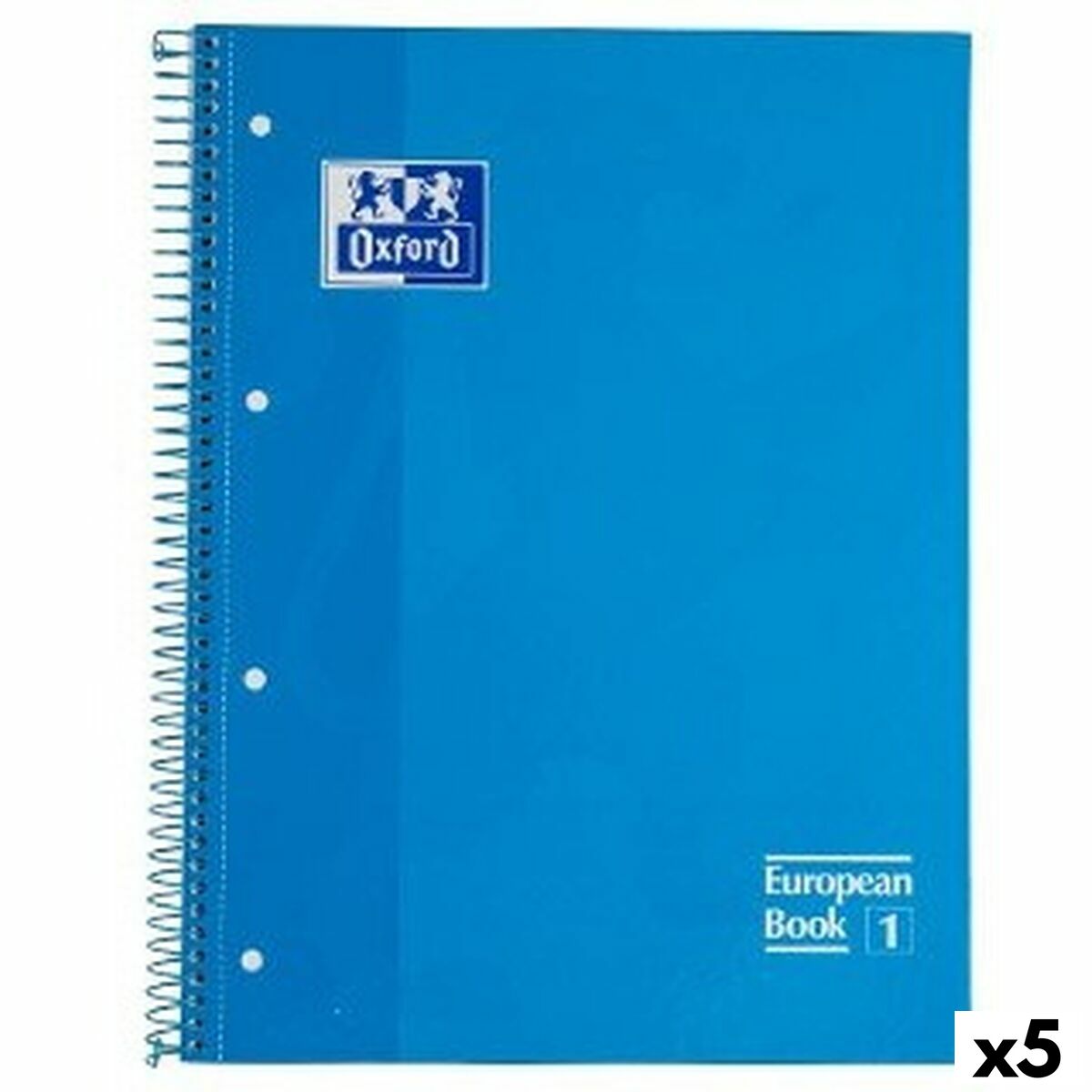 Quaderno Oxford Classic Turchese A4 80 Pagine (5 Unità)