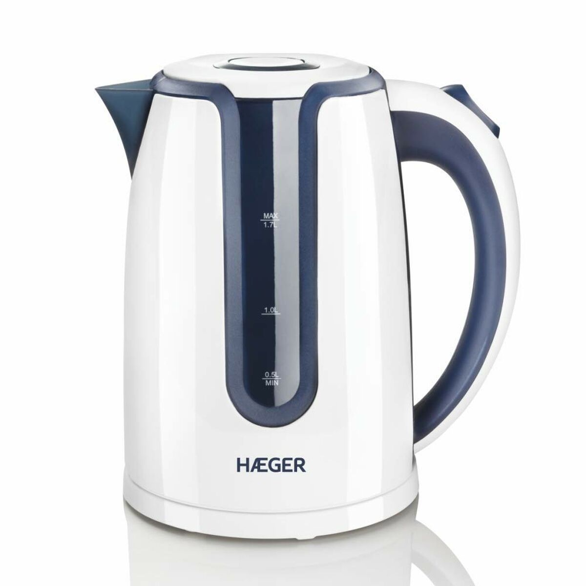 Bollitore Haeger EK-22b.018a 1,7 L 2200w Bianco 2200 W 1,7 L