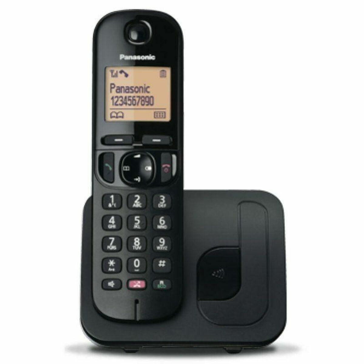 Telefono Senza Fili Panasonic KX-Tgc250spb Nero 1,6"