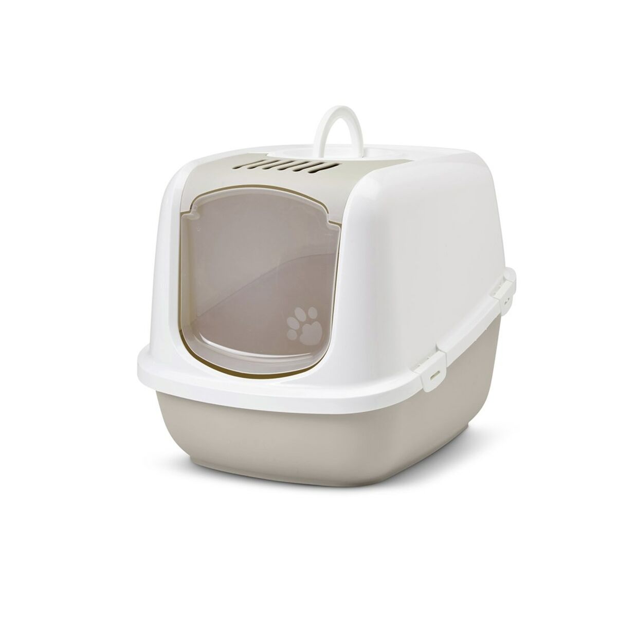 Lettiera Per Gatti Savic Bianco Caffè Plastica 48,5 X 46,5 X 66,5 Cm (11 Unità)