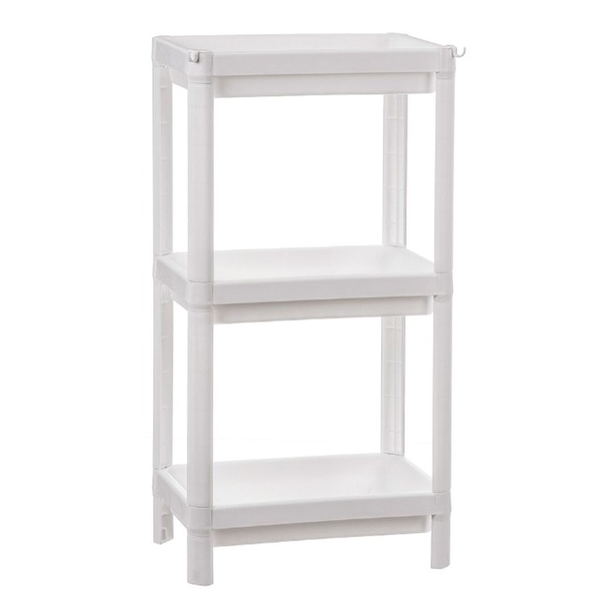 Scaffale Da Bagno Ballete Bianco Plastica 35,5 X 23 X 75 cm