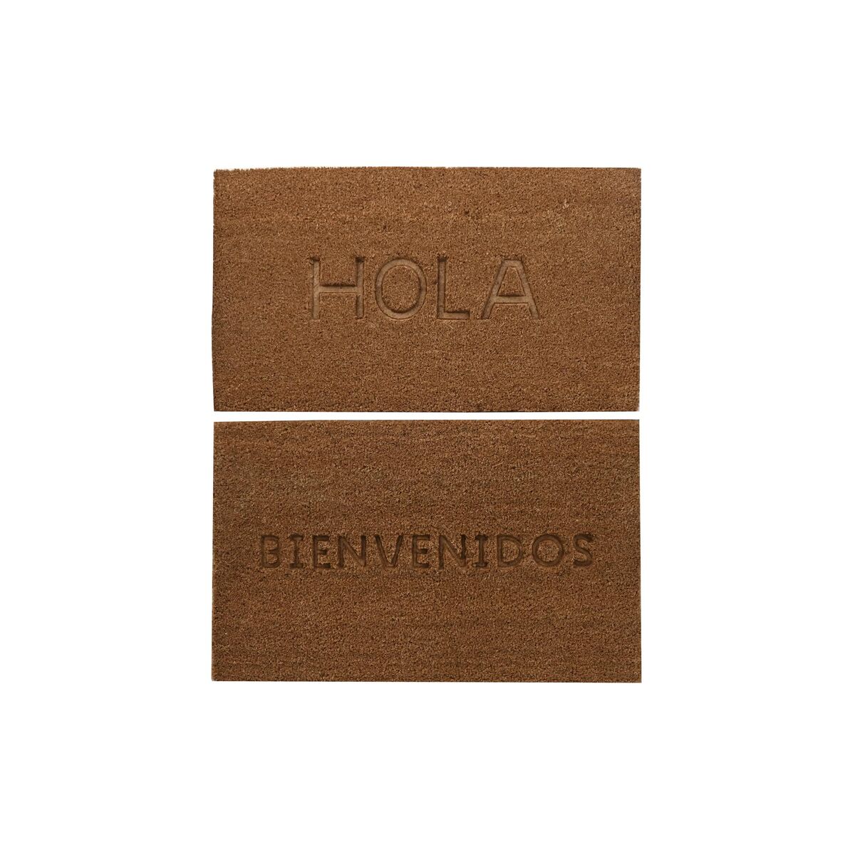 Zerbino Dkd Home Decor Marrone Gomma Cocco (75 X 45 X 2,3 Cm) (2 Unità)