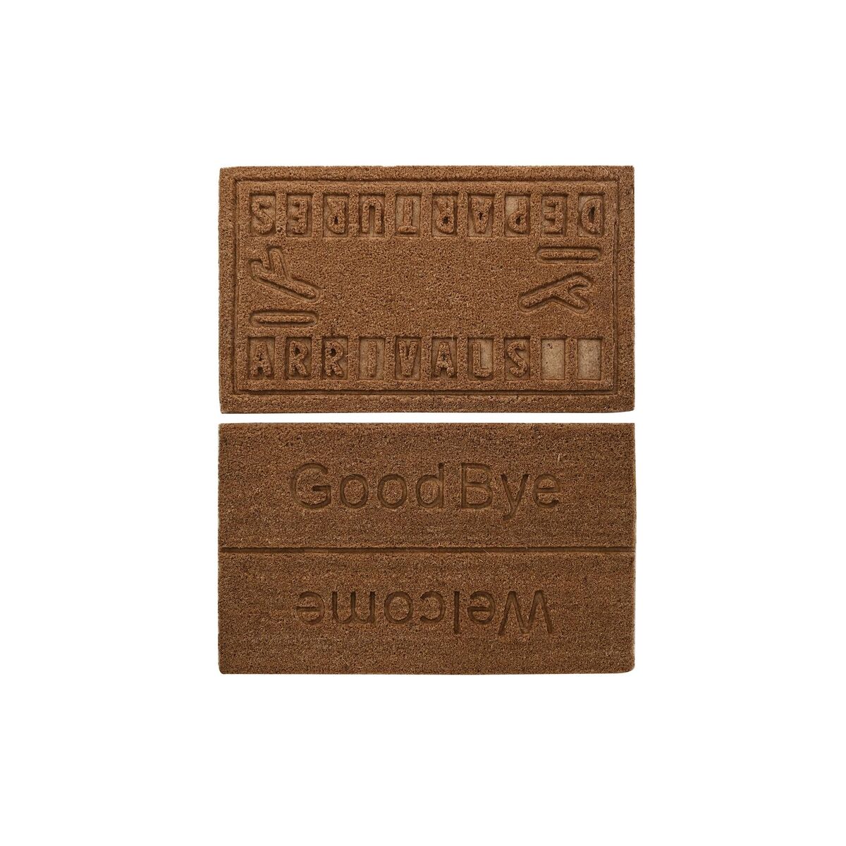Zerbino Dkd Home Decor Marrone Gomma Cocco (75 X 45 X 2,3 Cm) (2 Unità)