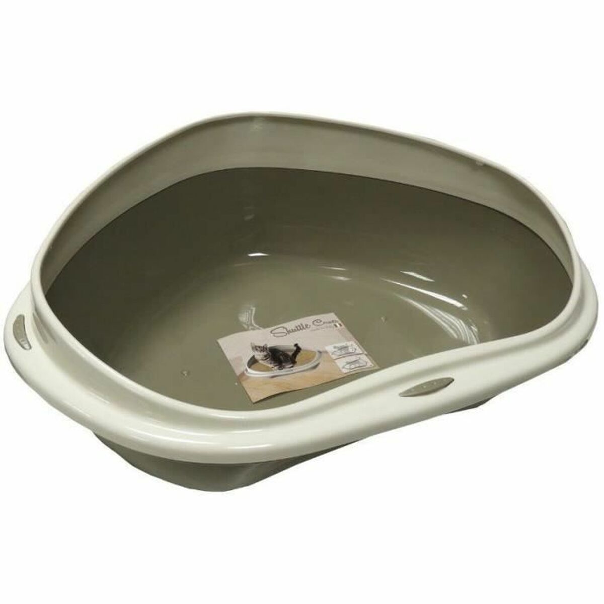 Lettiera Per Gatti Aimé Beige Taupé Plastica
