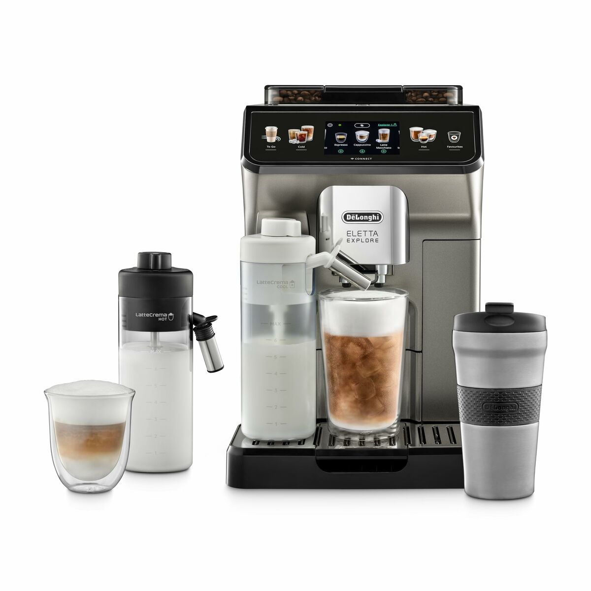 Caffettiera Superautomatica Delonghi Ecam 450.86.t 1450 W Nero