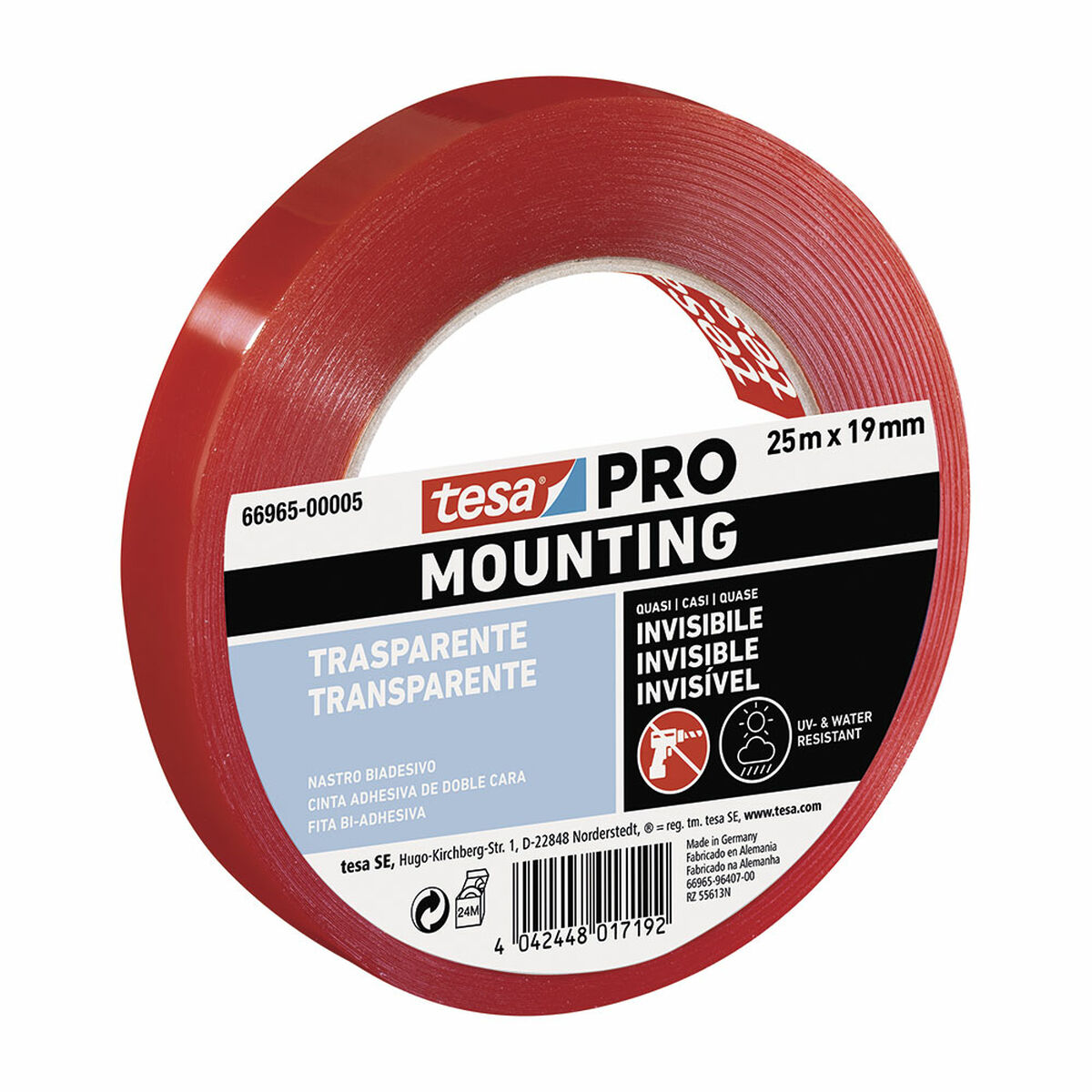Nastro Adesivo Tesa Mounting Pro DoublE-Face 19 Mm X 25 M