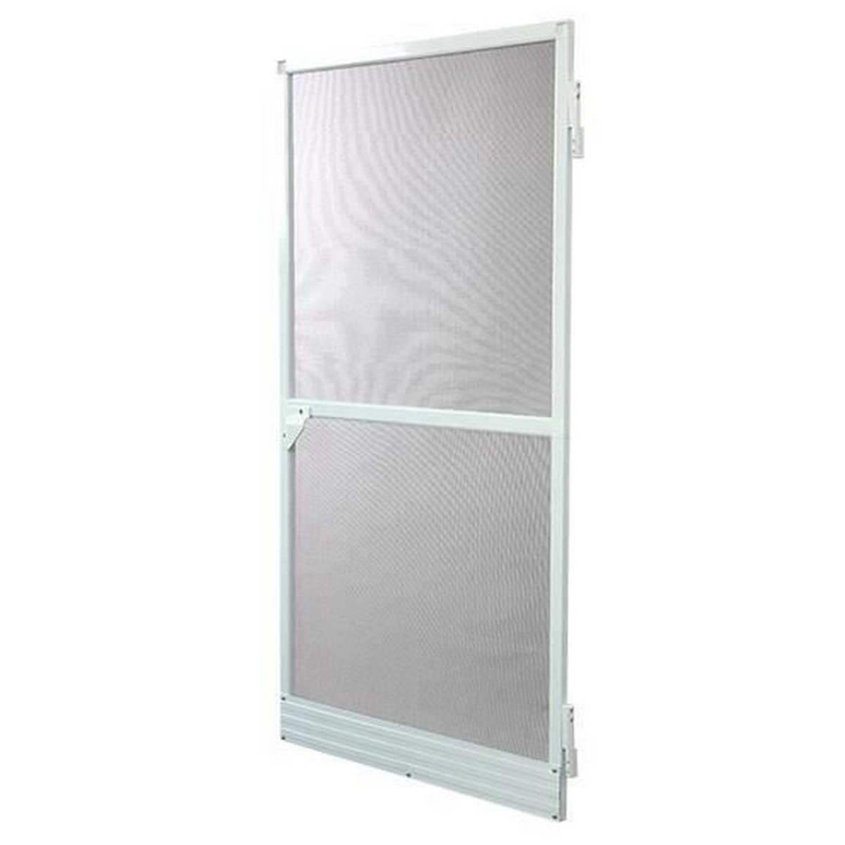 Zanzariera Porte Fibra Di Vetro Alluminio Bianco (220 X 100 Cm)