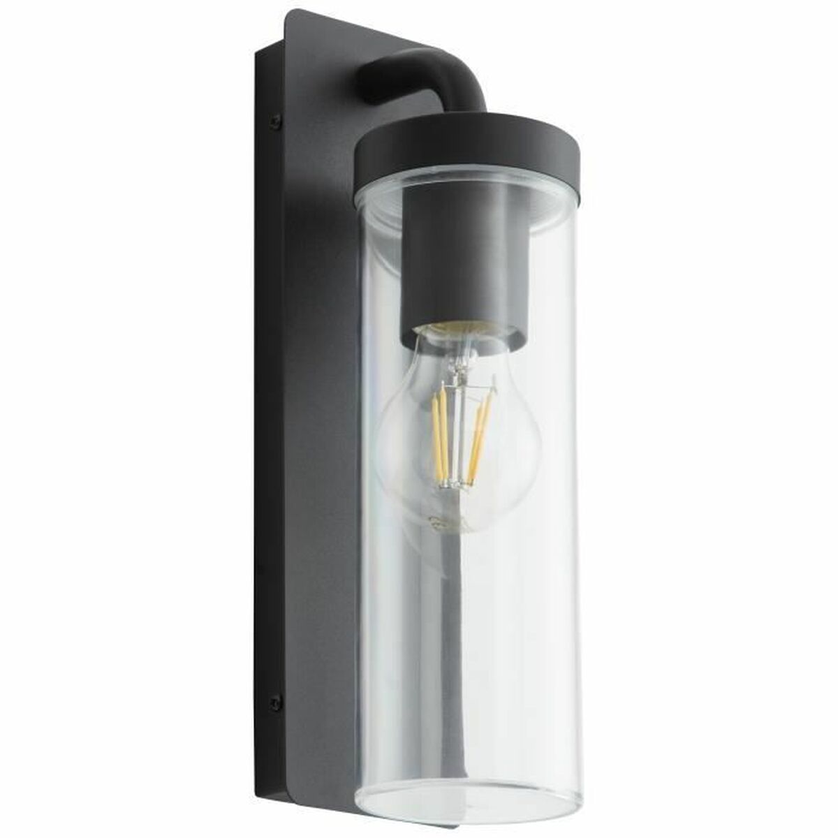 Applique Da Parete Brilliant Aosta Nero Metallo Plastica 25 W E27