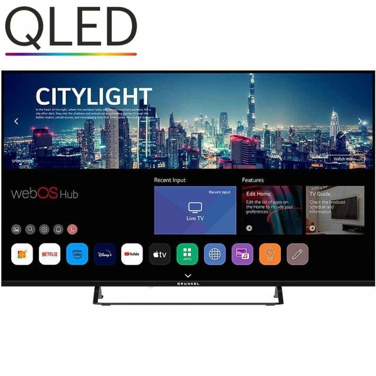 Smart Tv Grunkel LeD-5025qledw 4k Ultra Hd 50"