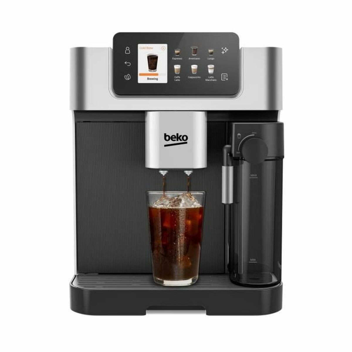 Caffettiera Superautomatica Beko Ceg7348x Nero Grigio Argentato