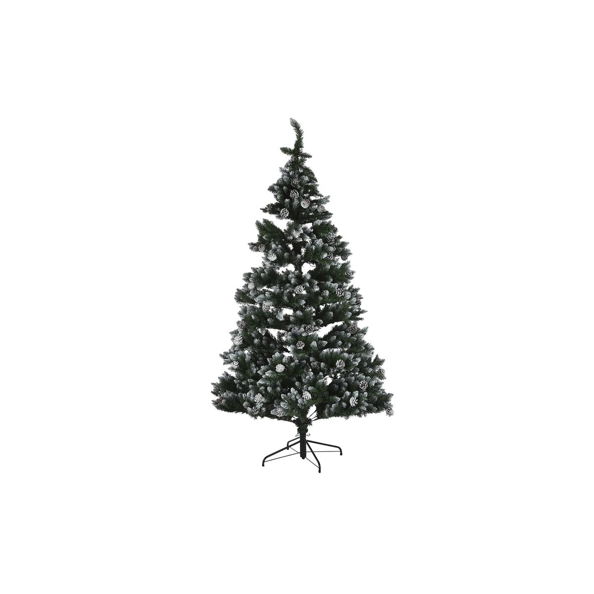 Albero Di Natale Dkd Home Decor Luce Led Verde Metallo Polietilene 130 X 130 X 218 cm