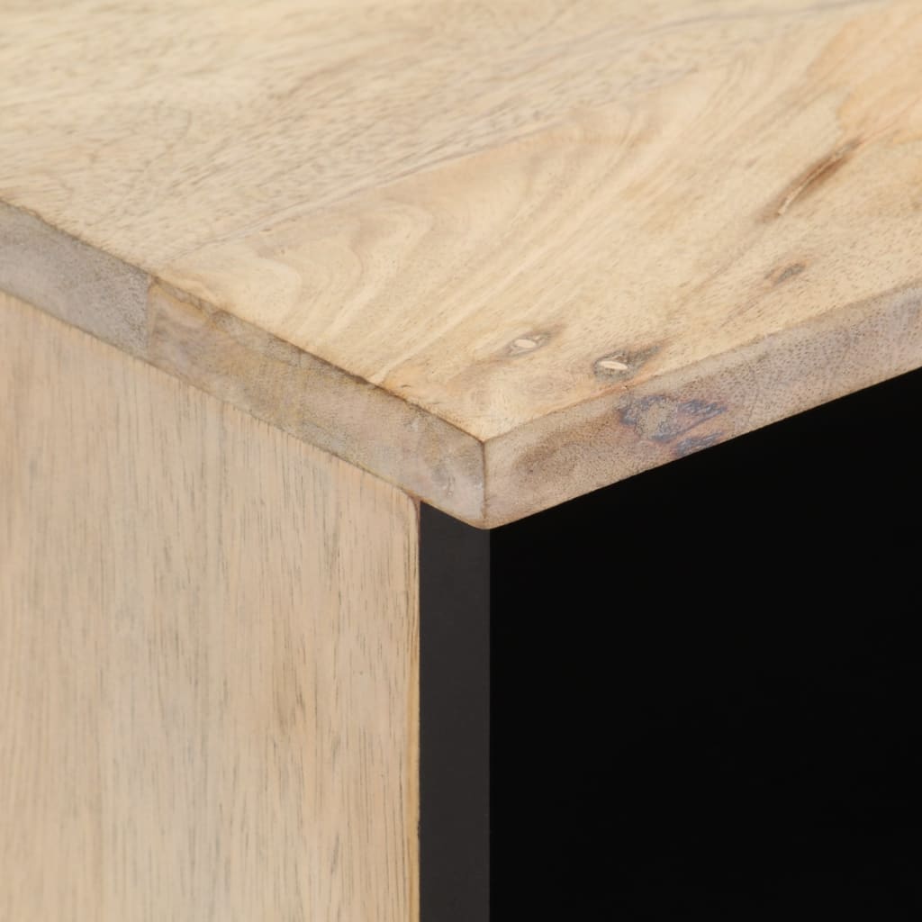 vidaXL Mueble de TV madera maciza de mango 100x33x46 cm - Image 6