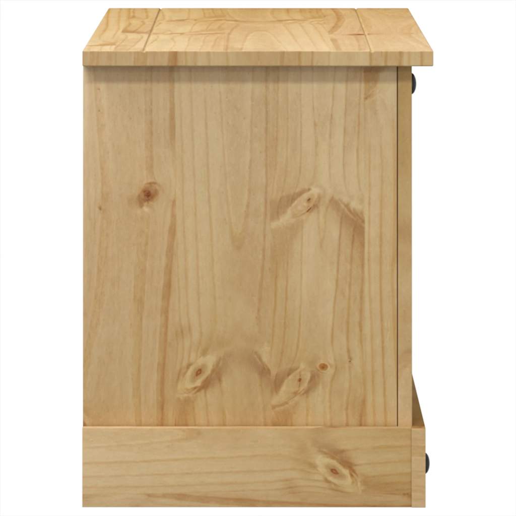 vidaXL Mueble de TV Corona madera maciza de pino 100x40x52 cm - Image 5