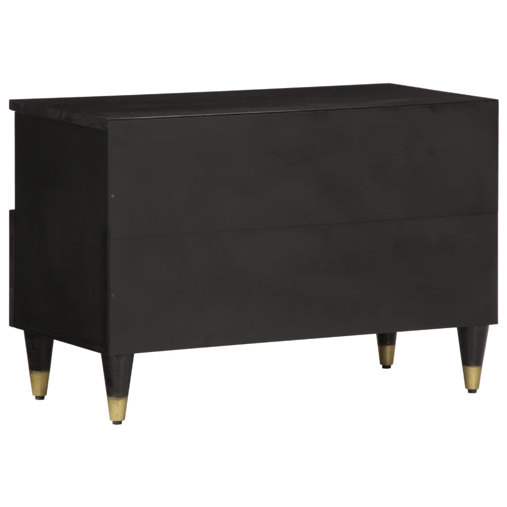 vidaXL Mueble de TV madera maciza de mango 70x33x46 cm - Image 5