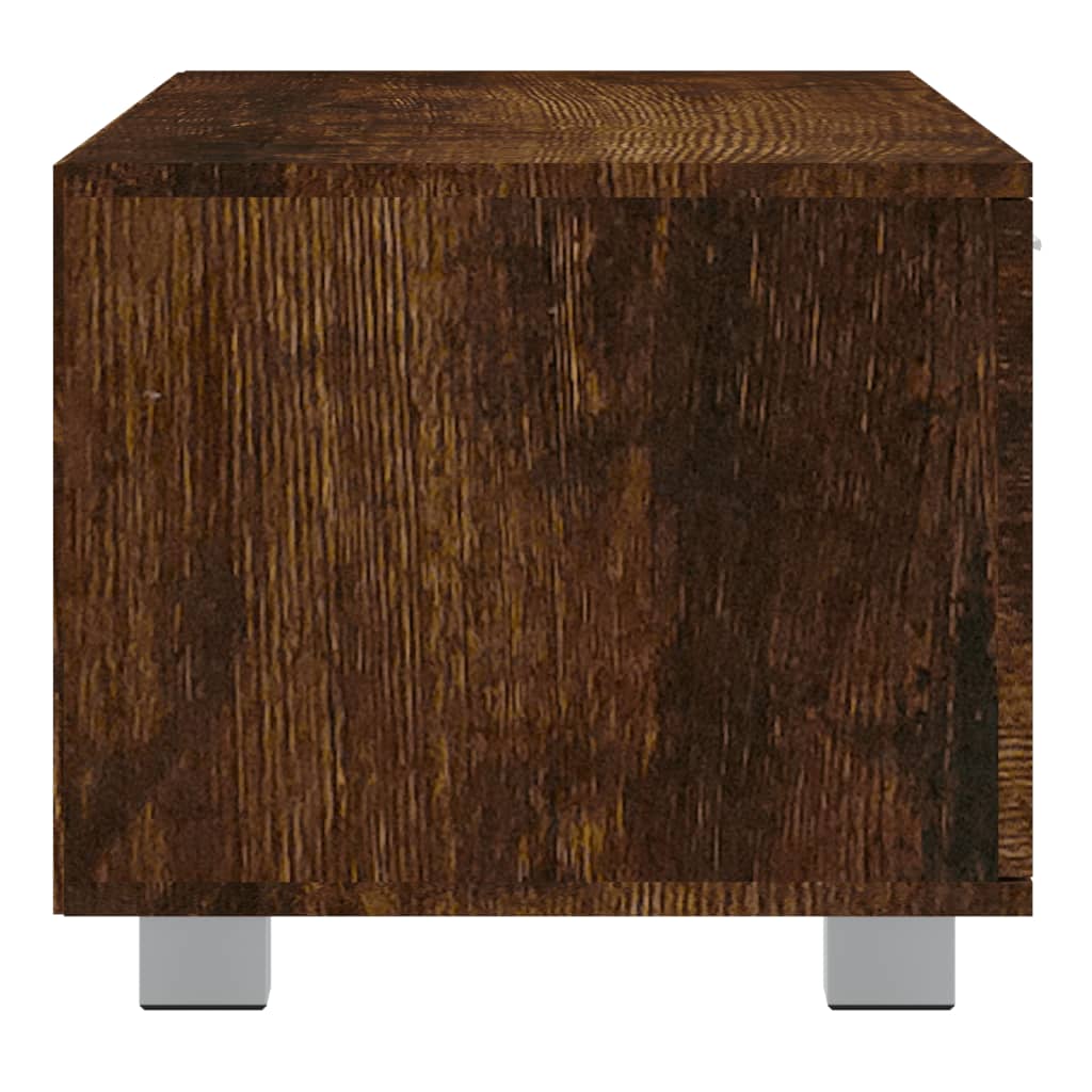 vidaXL Mueble para TV madera contrachapada roble ahumado 140x40,5x35cm - Image 6