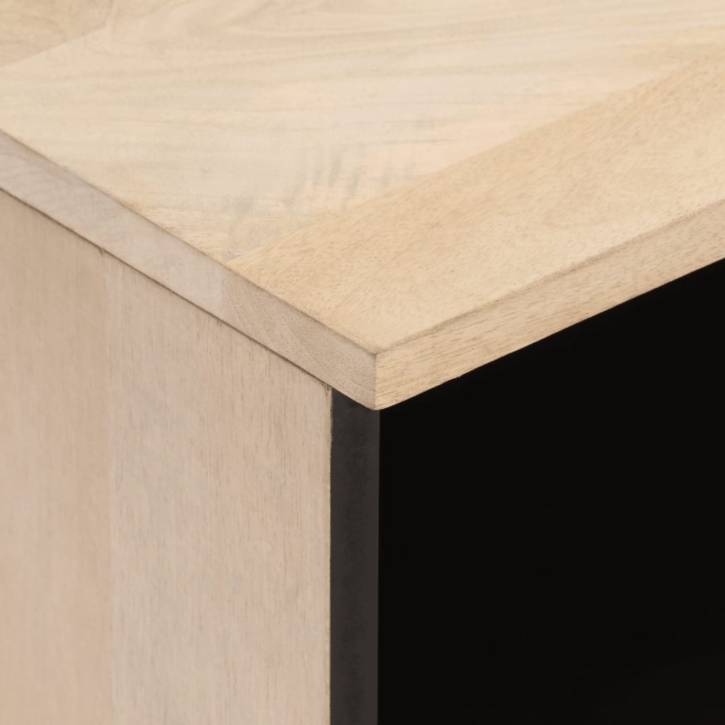 vidaXL Mueble de TV madera maciza de mango 100x33x46 cm - Image 6