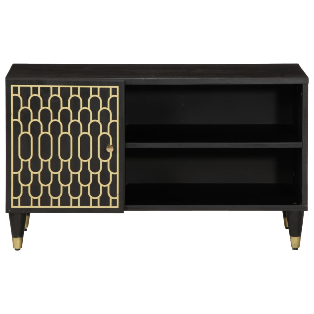 vidaXL Mueble de TV madera maciza de mango 80x31,5x46 cm - Image 3