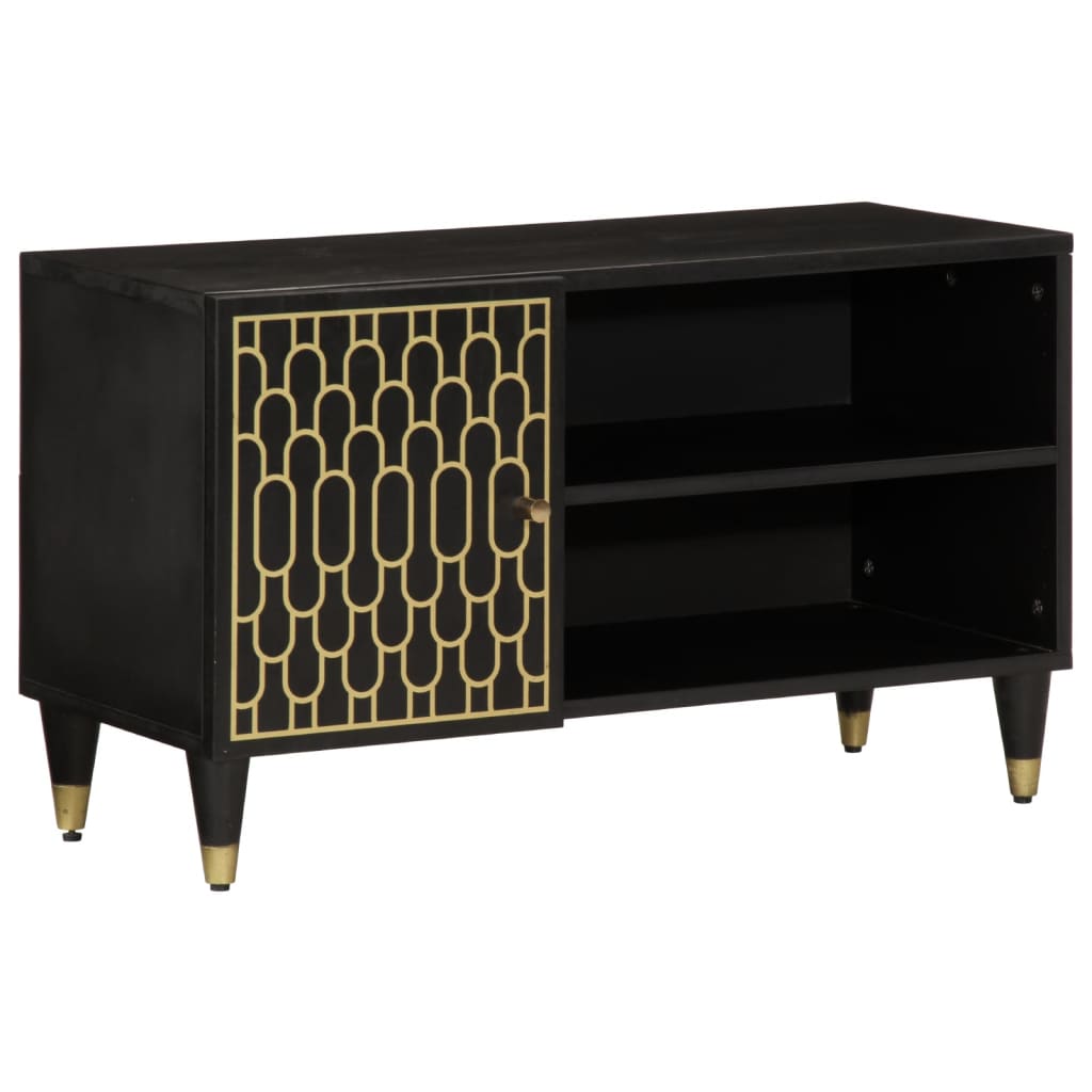 vidaXL Mueble de TV madera maciza de mango 80x31,5x46 cm