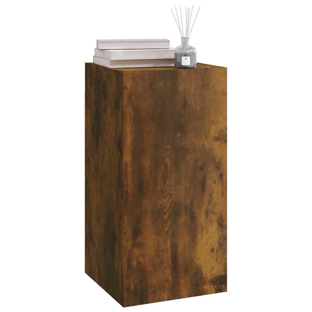 vidaXL Mueble para TV madera contrachapada roble ahumado 30,5x30x60 cm - Image 5