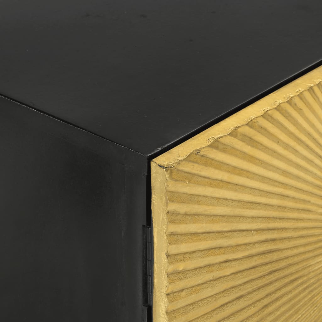 vidaXL Mueble de TV madera maciza de mango 110x30x45 cm - Image 6