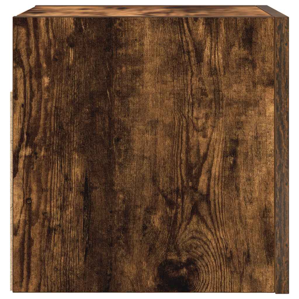 vidaXL Mueble para TV de pared color roble ahumado 30,5x30x30 cm - Image 6