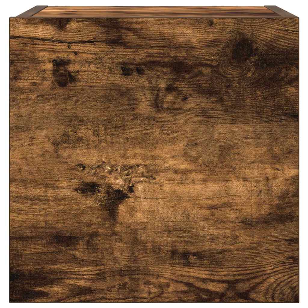 vidaXL Mueble para TV de pared color roble ahumado 30,5x30x30 cm - Image 4