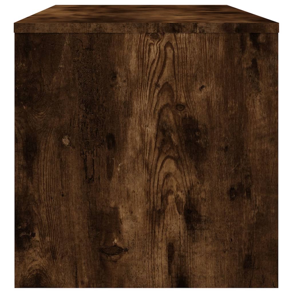 vidaXL Mueble de TV madera contrachapada roble ahumado 100x40x40 cm - Image 5