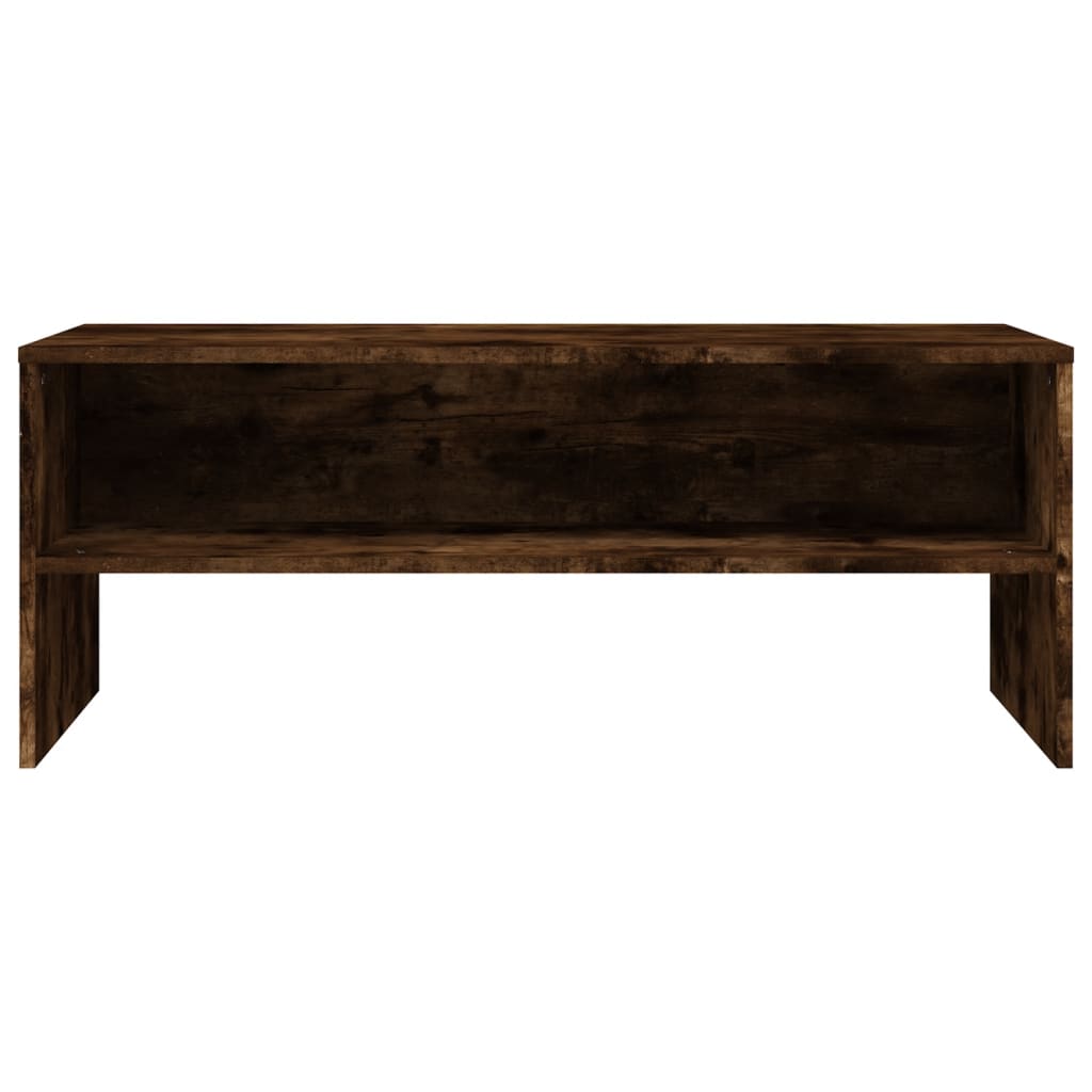 vidaXL Mueble de TV madera contrachapada roble ahumado 100x40x40 cm - Image 4