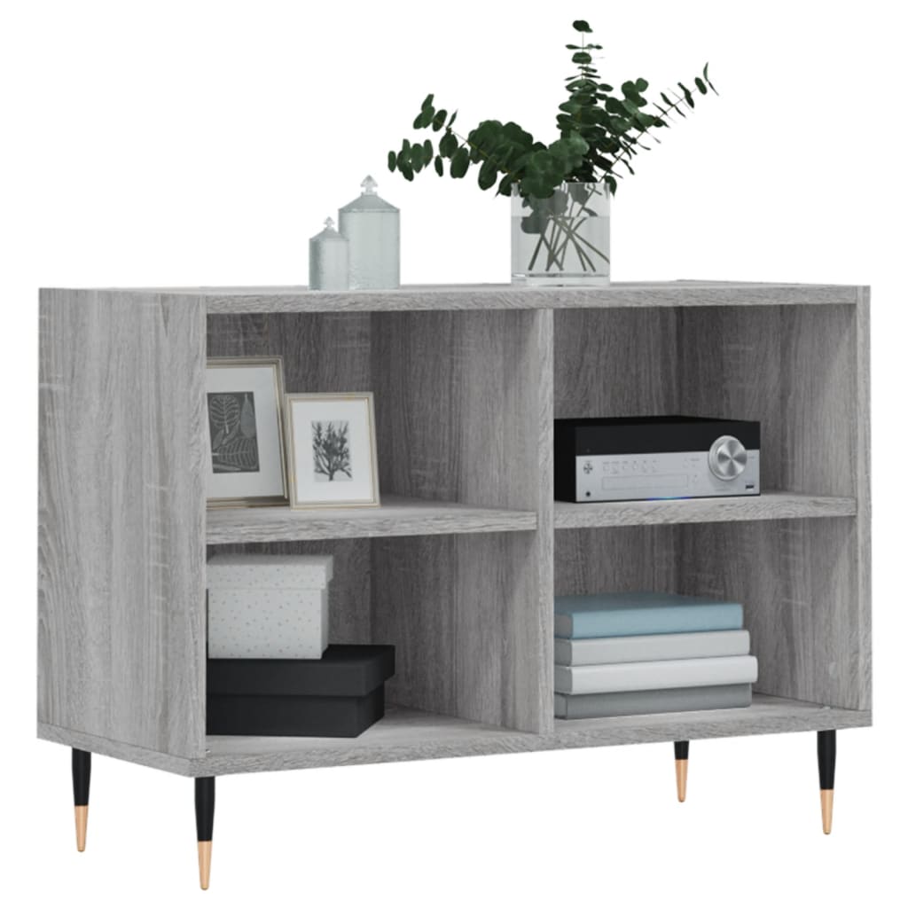 vidaXL Mueble de TV madera de ingeniería gris Sonoma 69,5x30x50 cm - Image 3