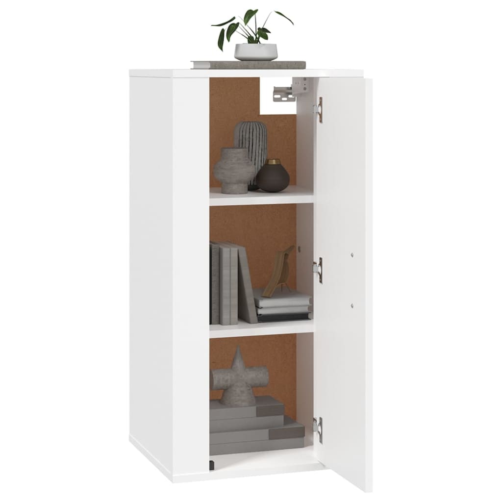 vidaXL Mueble para TV de pared blanco 40x34,5x80 cm - Image 3