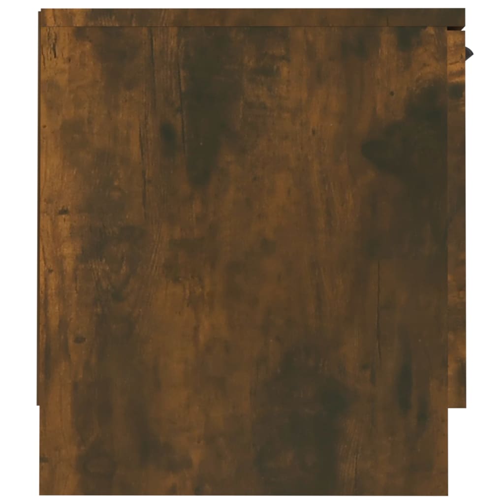 vidaXL Mueble para TV madera contrachapada roble ahumado 140x35x40cm - Image 6