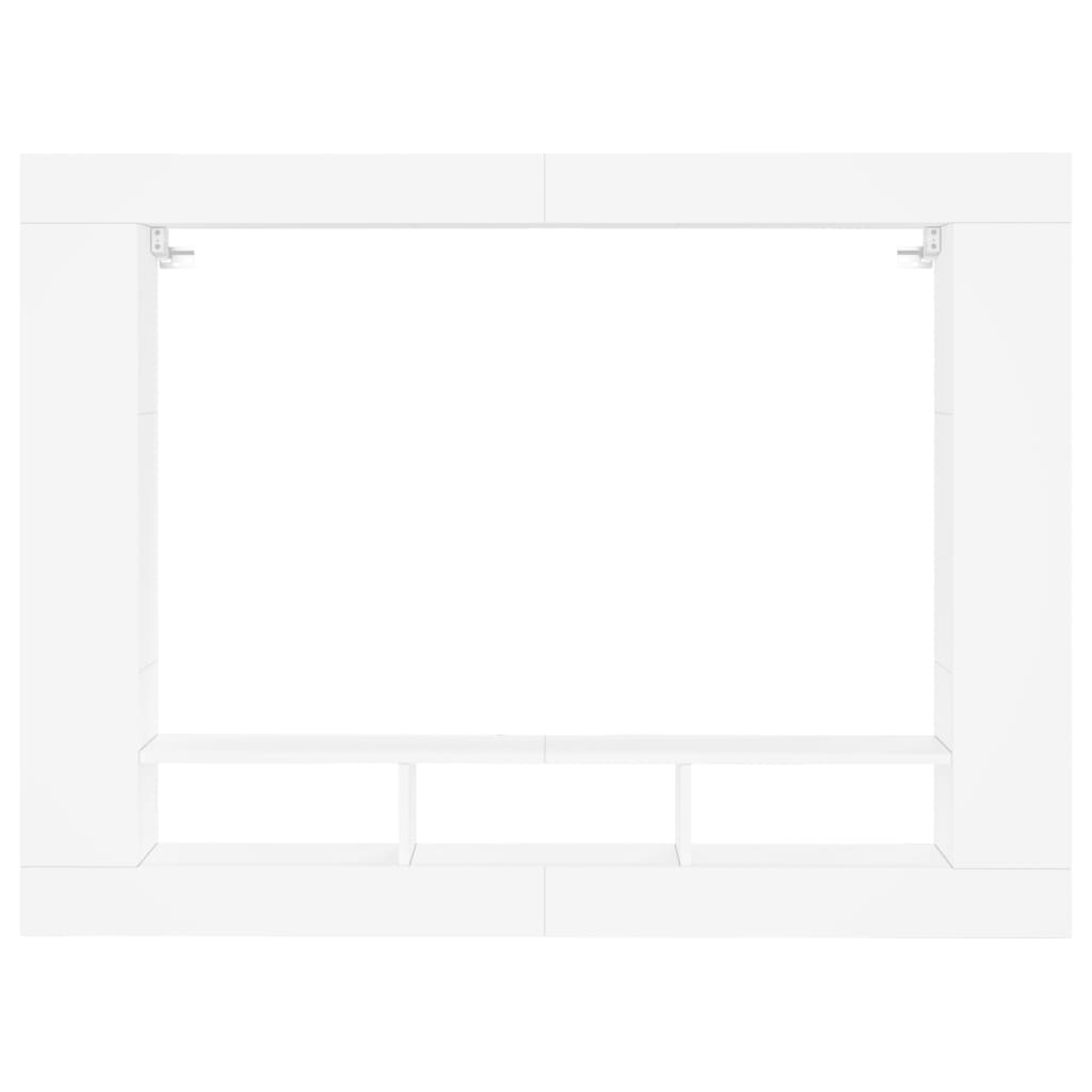 vidaXL Mueble para TV madera de ingeniería blanco 152x22x113 cm - Image 4